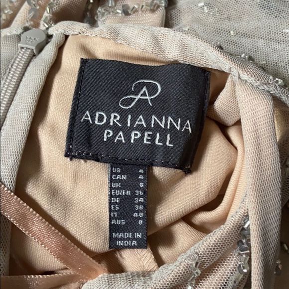 ADRIANNA PAPELL Art deco blouson beaded go… - Picture 8 of 8